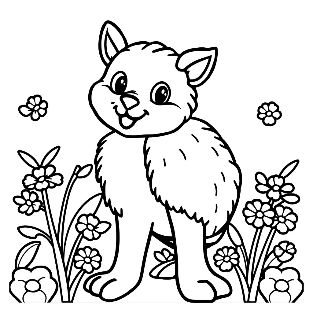 Childrens coloring page