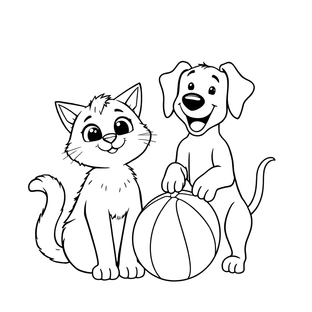 K 3 coloring page for children