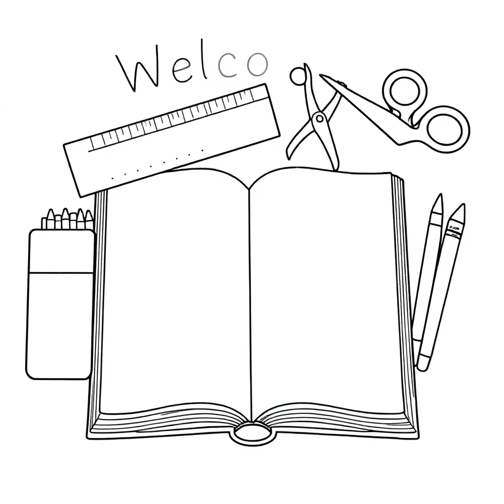 Plantilla para colorear para niños