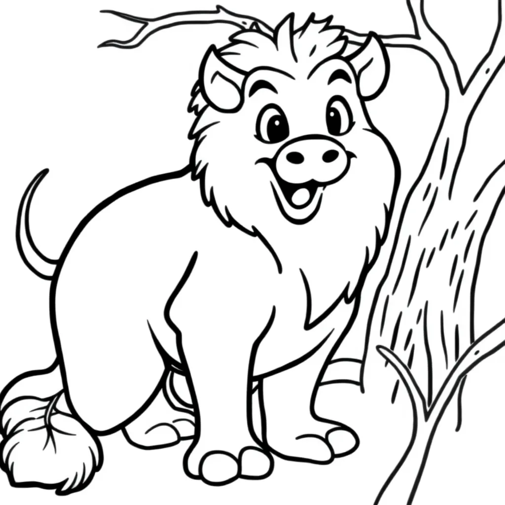 Kapitein Onderbroek Superheld Avontuur Grappig coloring page for children