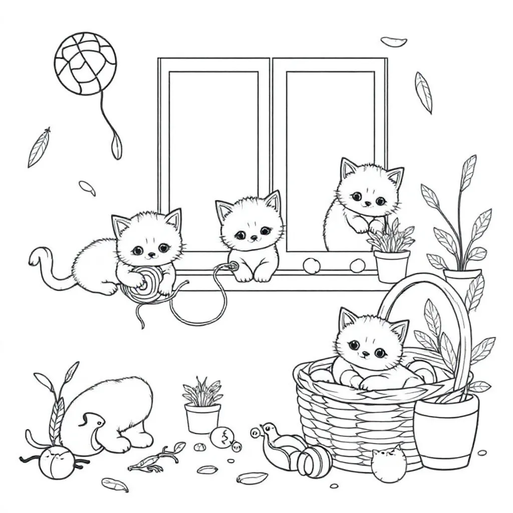 Katjes coloring page for children