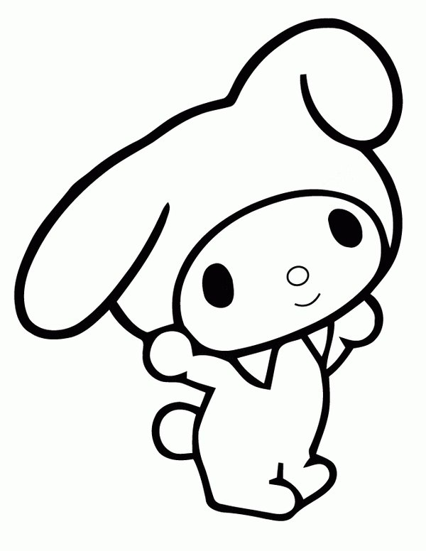 Kawaii Figur coloring page for children
