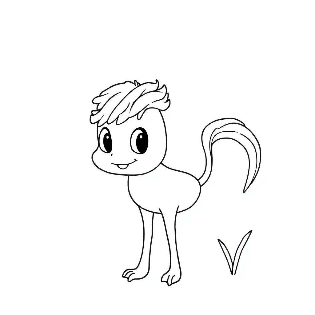 Kermis Attracties Nostalgisch Vrolijk Familie coloring page for children