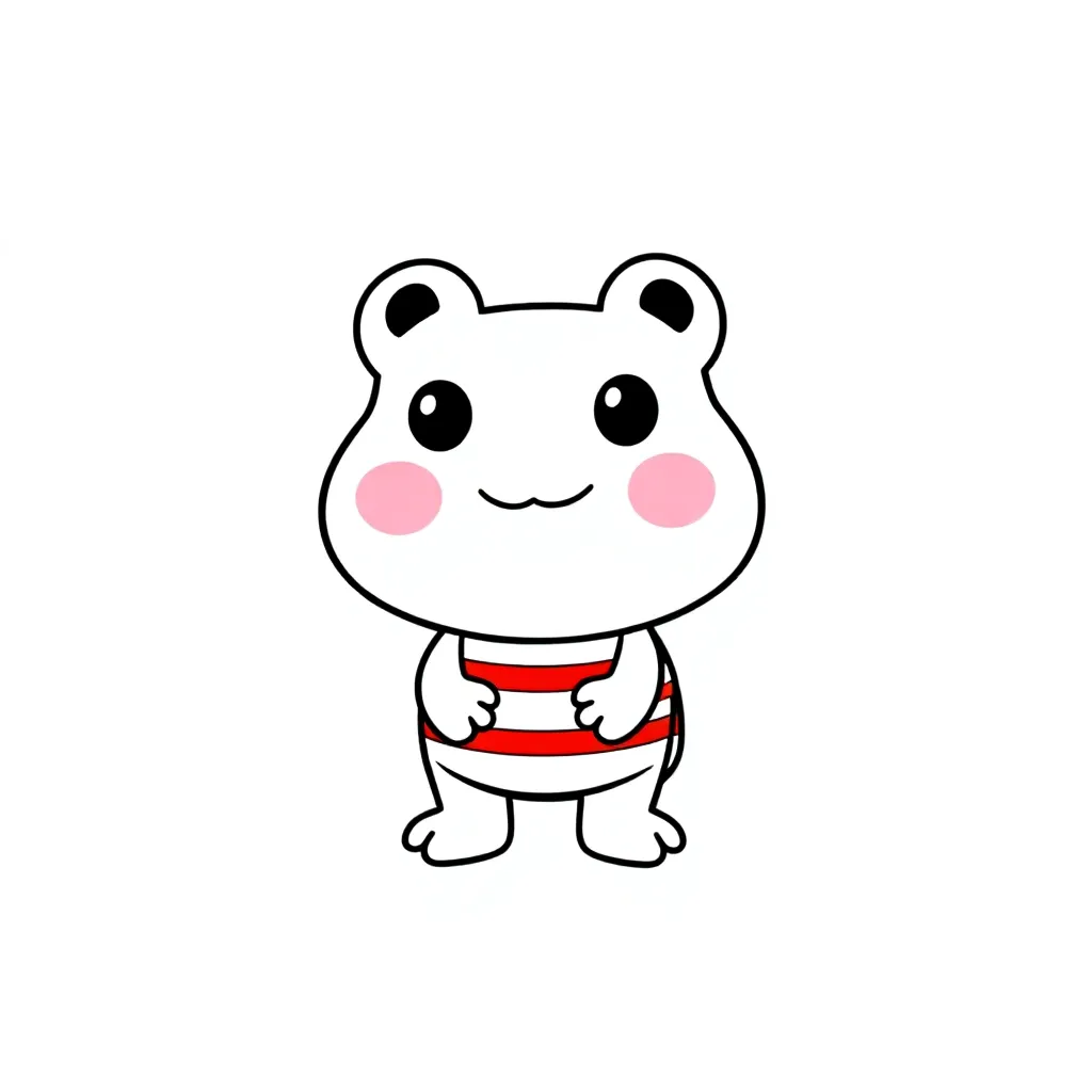 Feuilles de coloriage Keroppi pour enfants