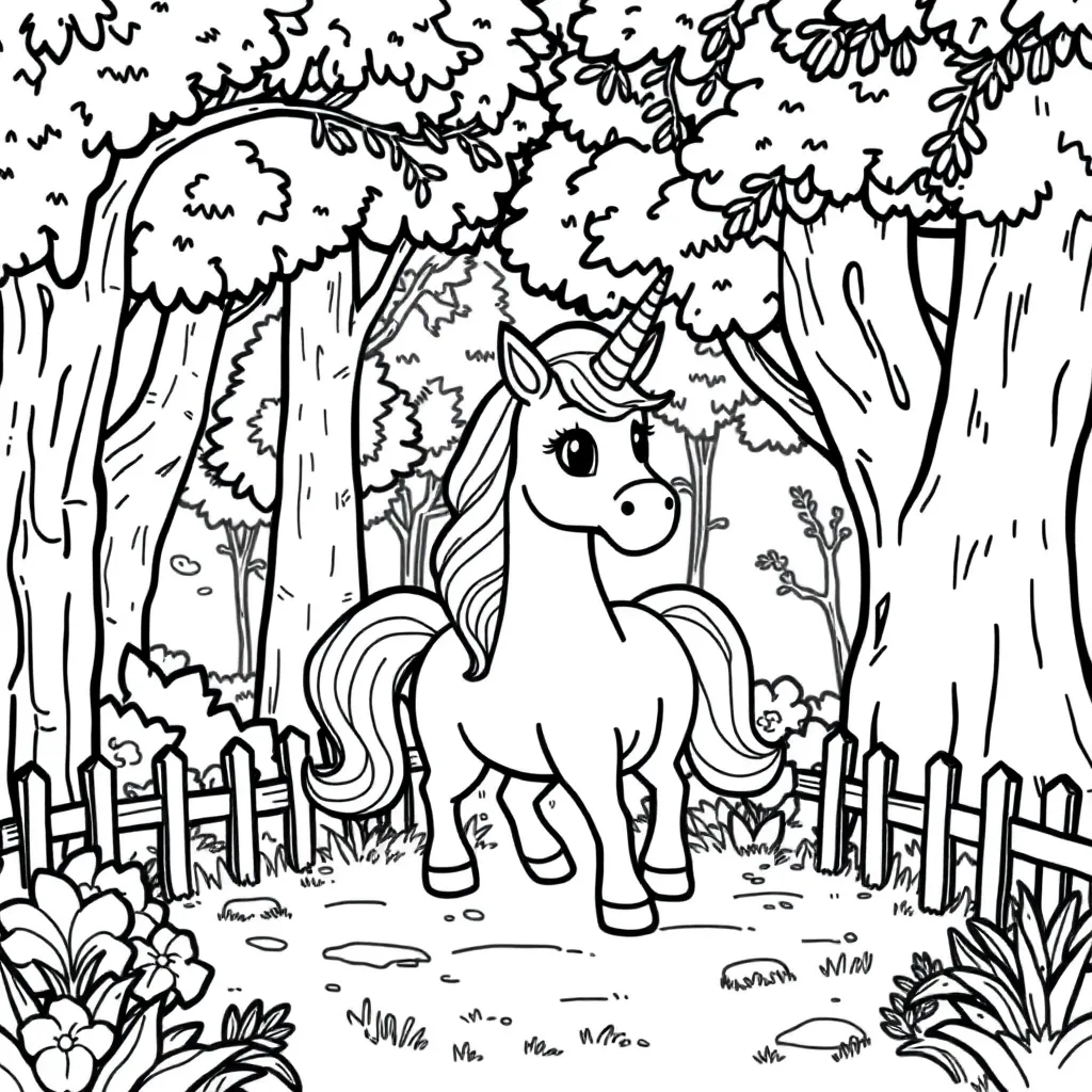 Feuille de coloriage gratuite de licorne de Noël pour enfants