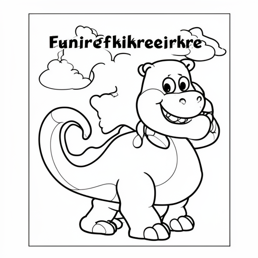 Funjrefkjkreejrkre kleurplaat voor kinderen