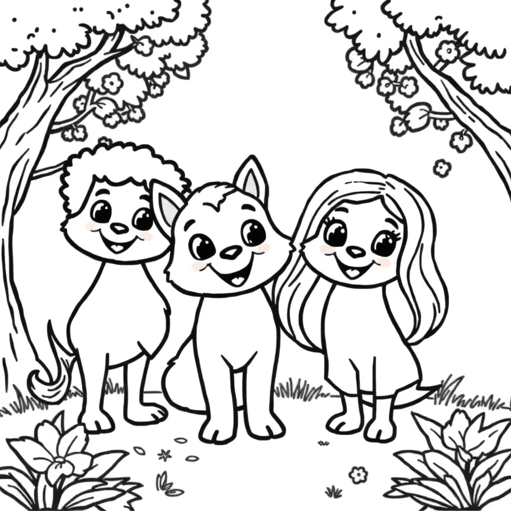 coloring page for children
