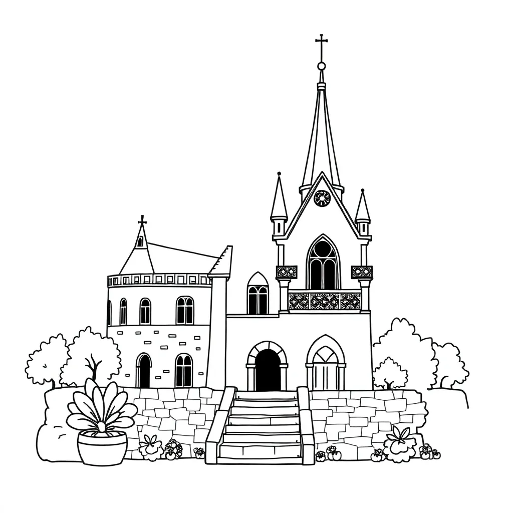 Childrens coloring page
