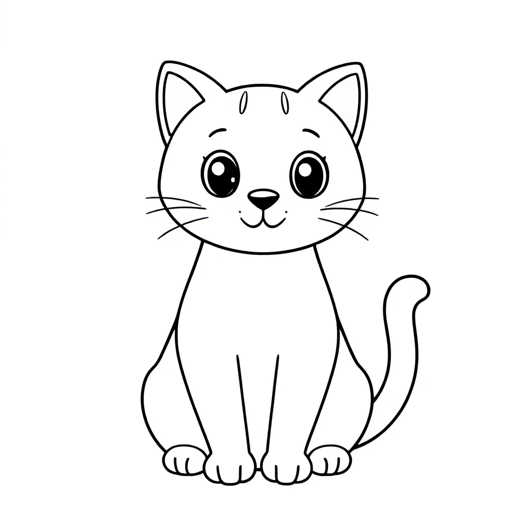 .Kat - TikTok meme kleurplaat