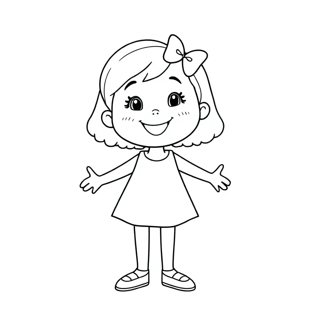 een kleurplaat over de naam ella