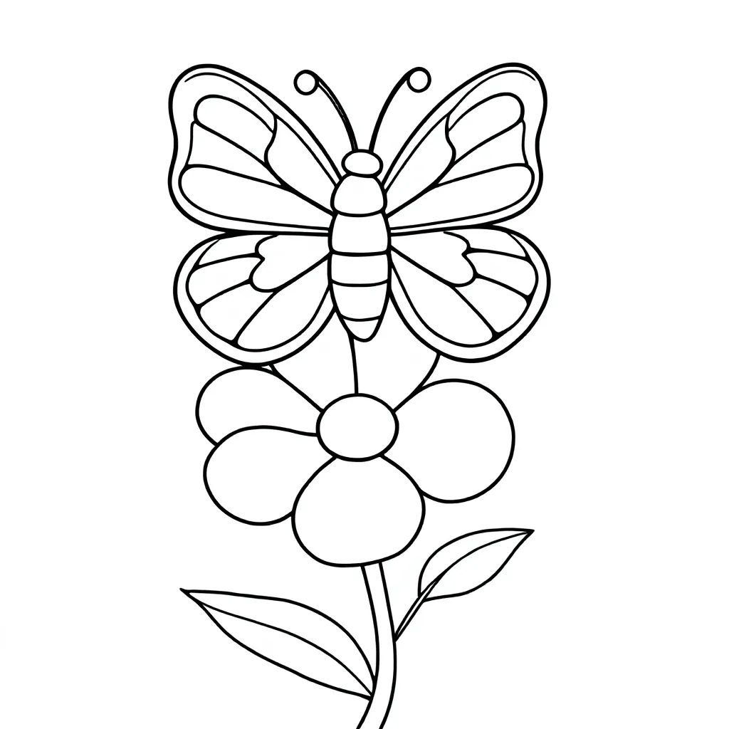 een kleurrijke vlinder op een bloem