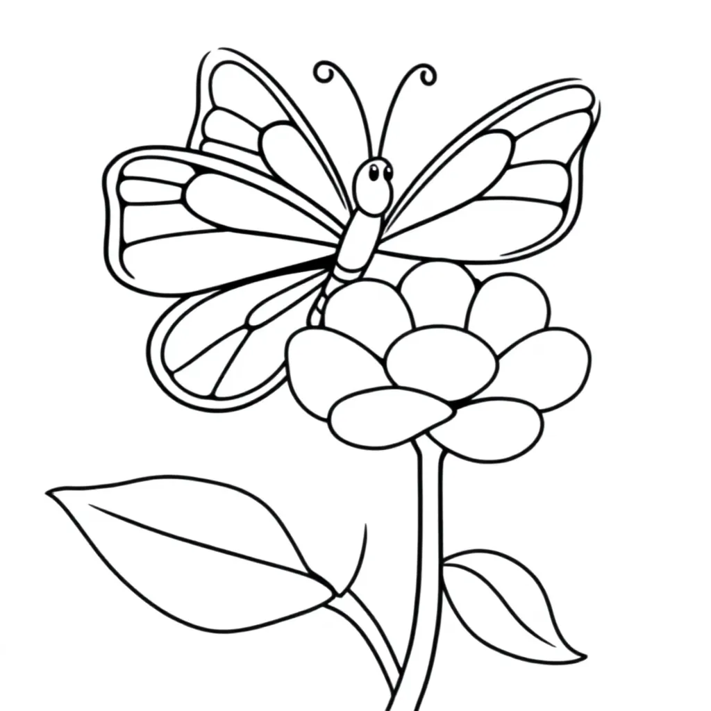 een kleurrijke vlinder op een bloem