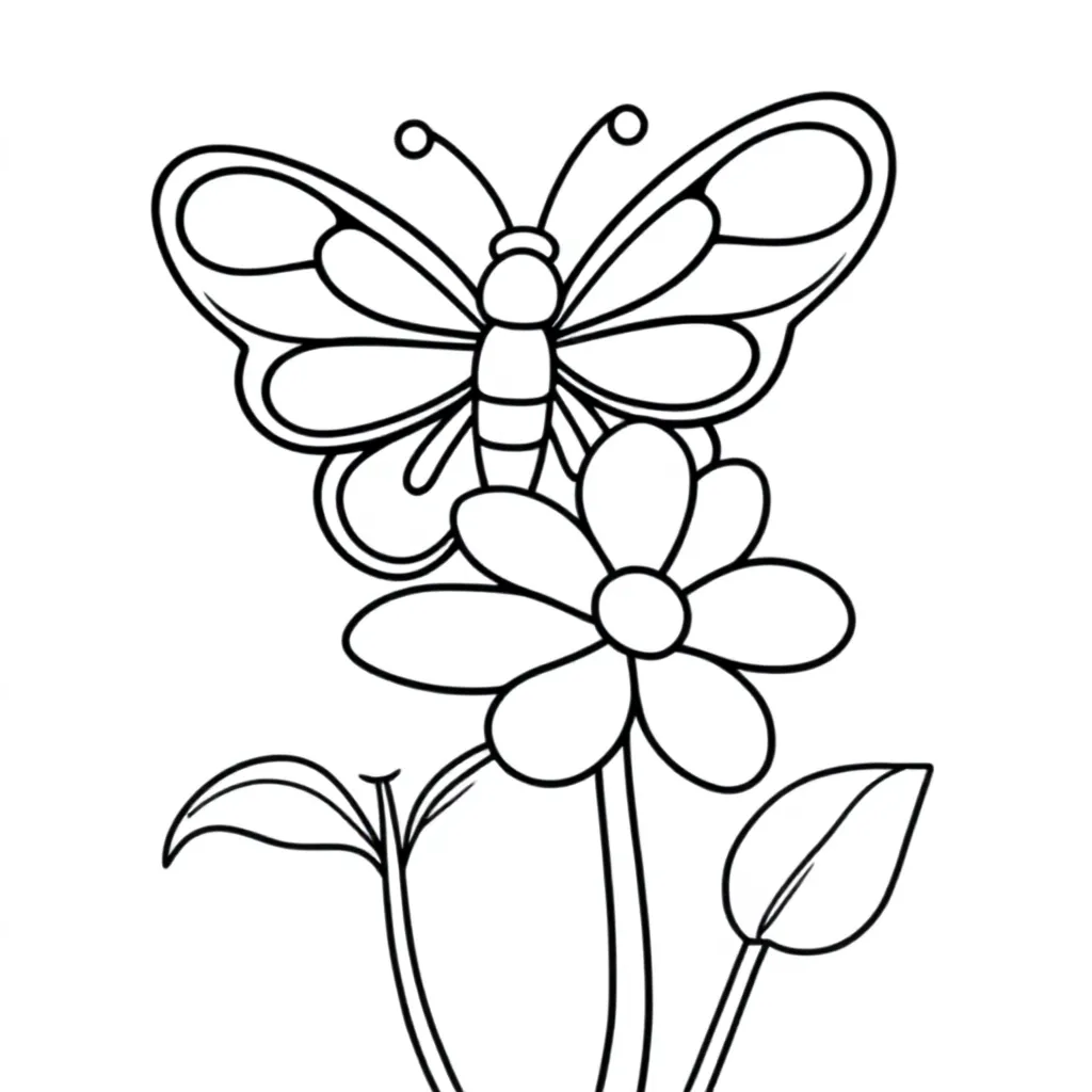 een kleurrijke vlinder op een bloem