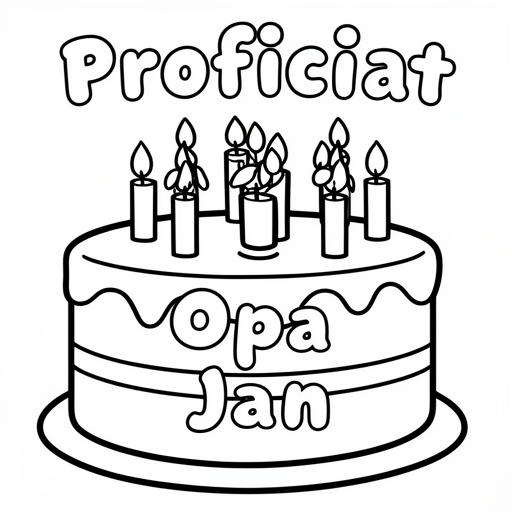 feestelijke taart met kaarsjes