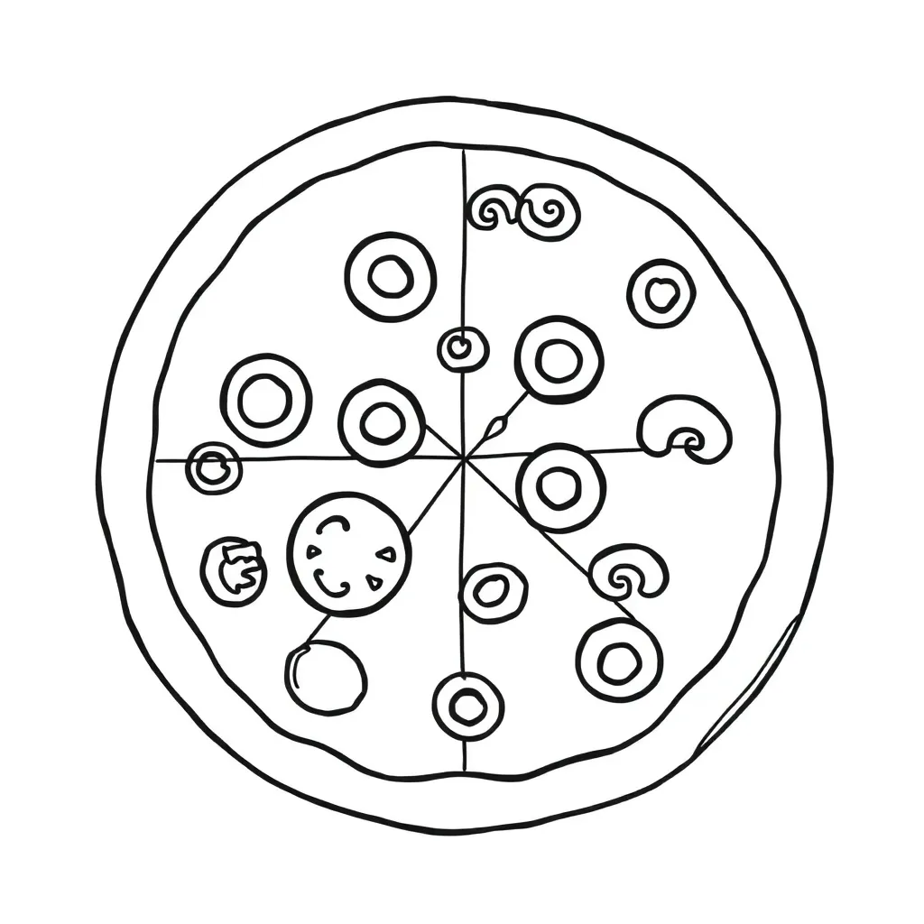 Kleurplaten Eten En Drinken coloring page for children