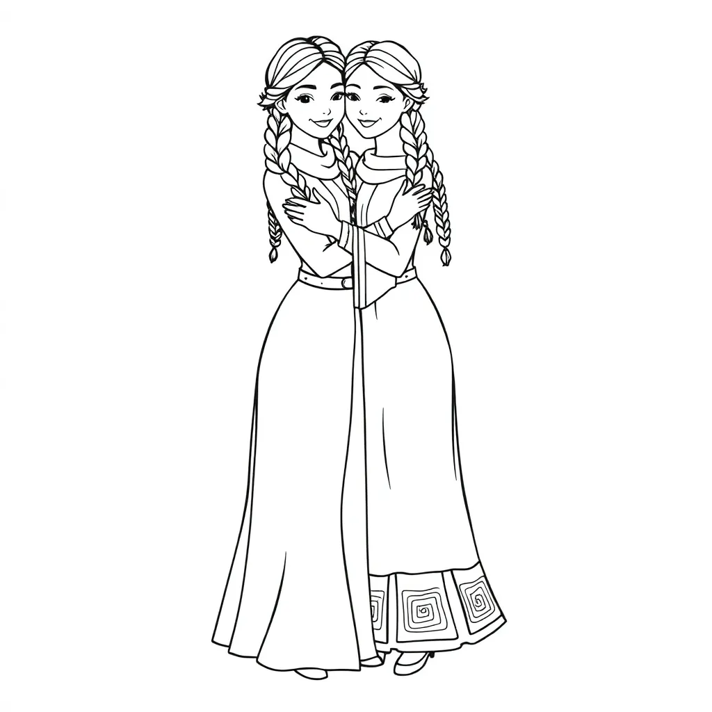 Kleurplaten Frozen Kleurplaat coloring page for children