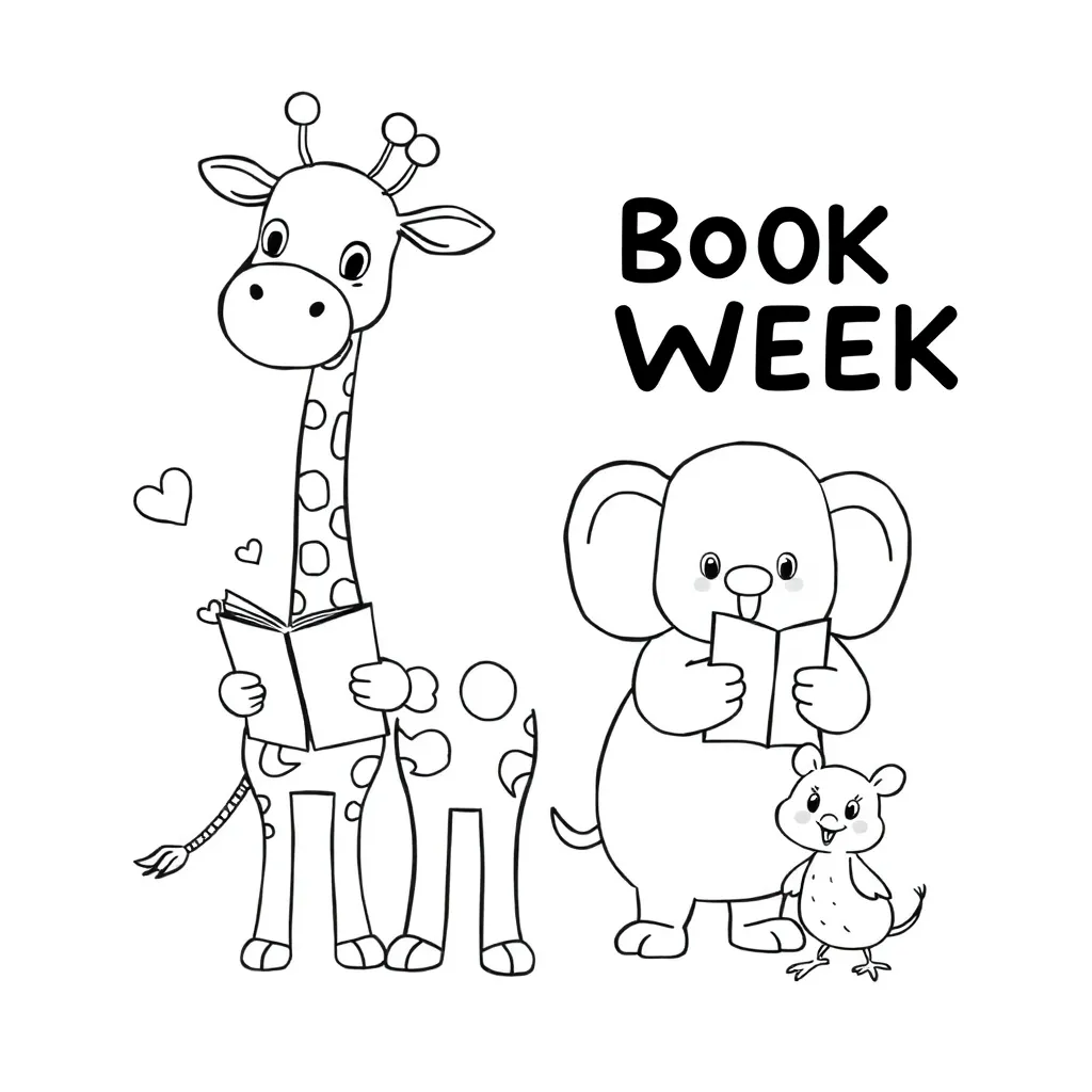 Kleurplaten Kinderboekweek coloring page for children