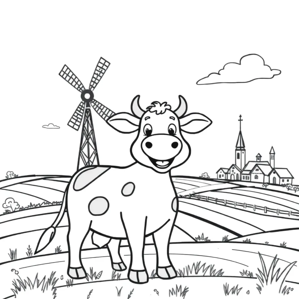 Kleurplaten Nederland coloring page for children