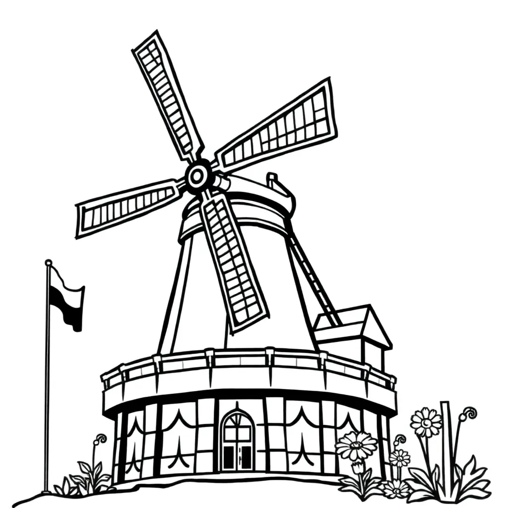 Koningsdag Oranje Feestelijk Koninklijk Kinderen coloring page for children