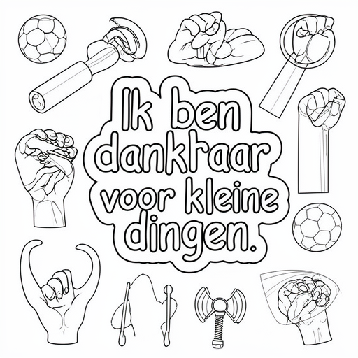 kracht kleurplaat voor kinderen