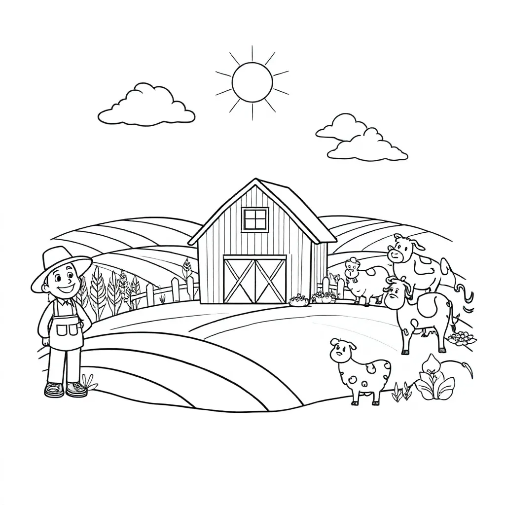 Childrens coloring page
