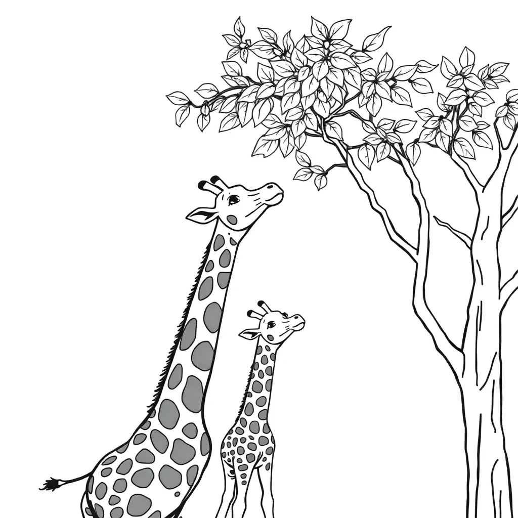Leeuw Wild Savanne Natuur Wilde coloring page for children