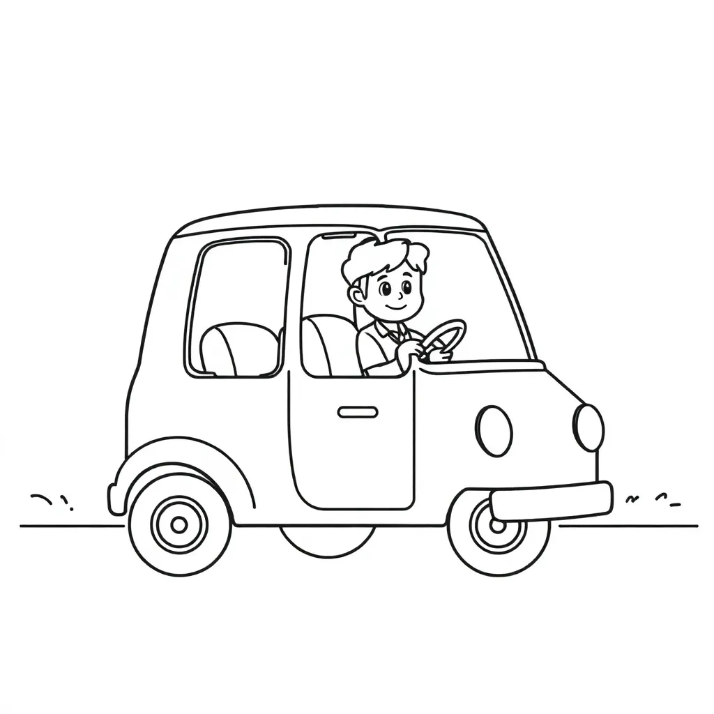 Plantilla de Coloreado Gratis Lego City Vehículo Aventura Dibujo Animación Creativo Plantilla de Coloreado