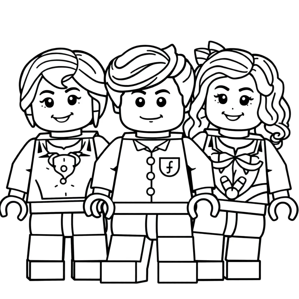 Lego Friends Meisjes Avontuur Creatief Speels coloring page for children