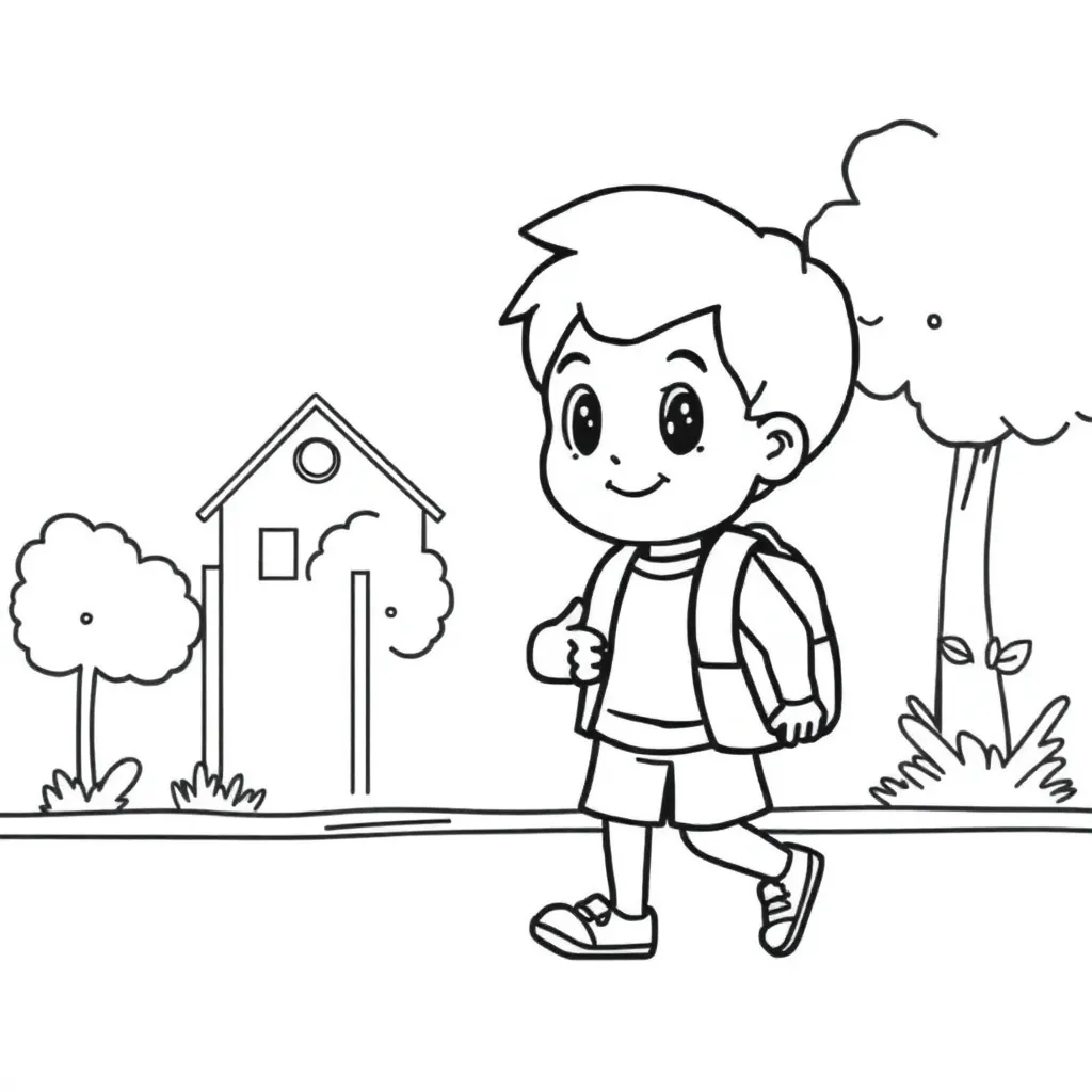 Childrens coloring page