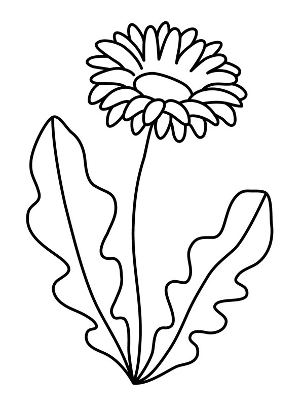 Lente Madelief coloring page for children
