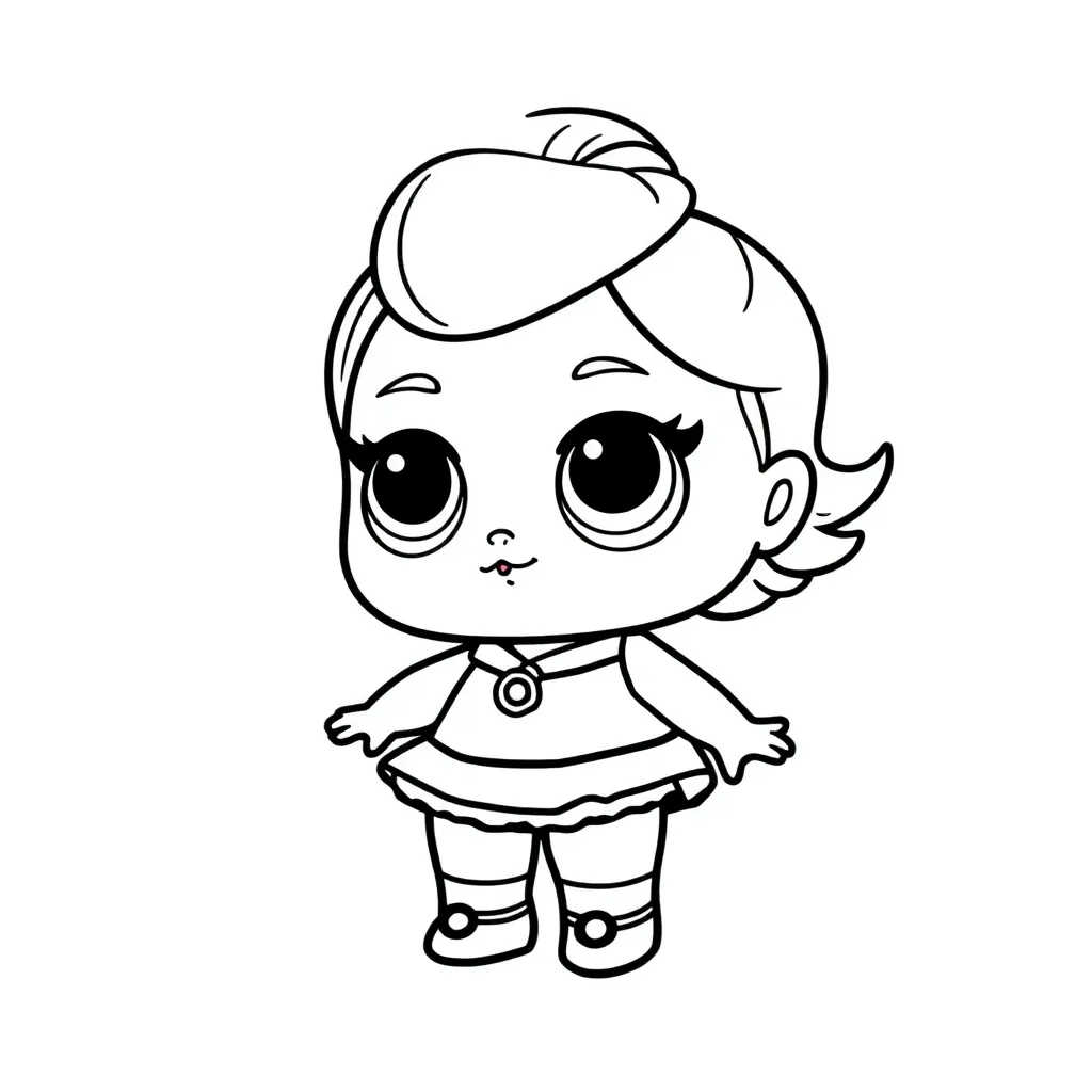 Lol Surprise Pop Meisjes Speelgoed Poppen coloring page for children