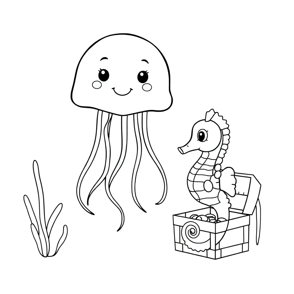 Luna, Sabella, Black, White, **coloring pages** for kids.