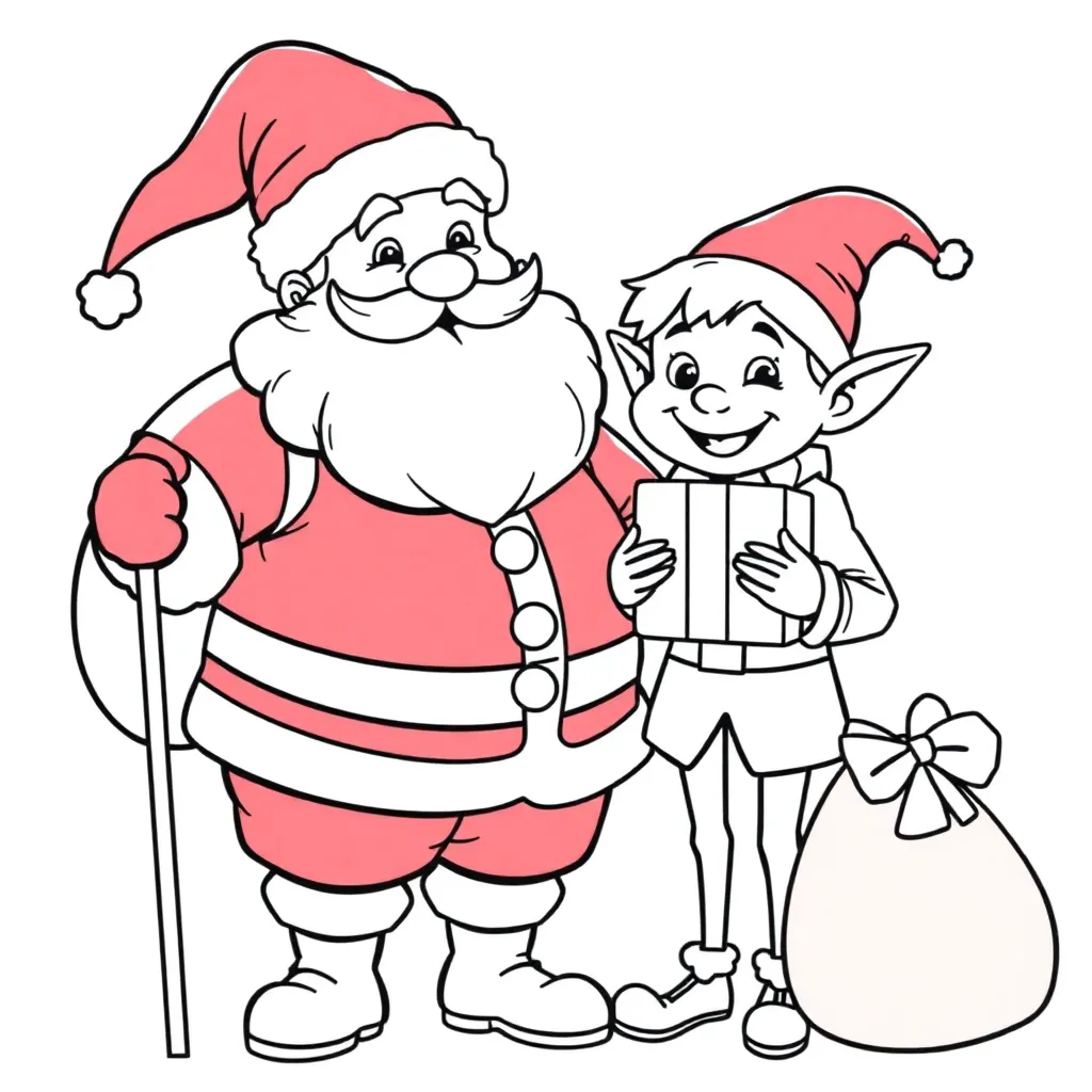 Makkelijke Sinterklaas Kleurplaat Kleurplaat coloring page for children