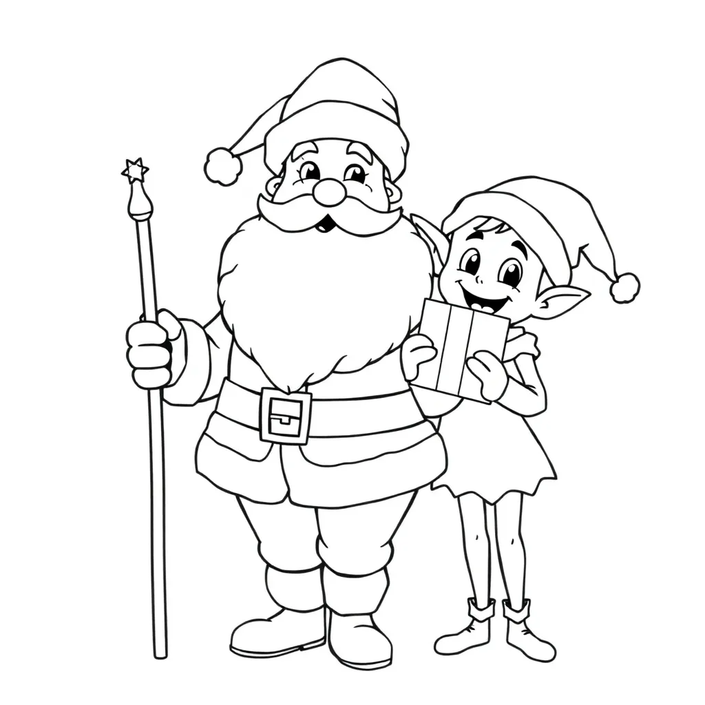 Makkelijke Sinterklaas Kleurplaat Kleurplaat coloring page for children