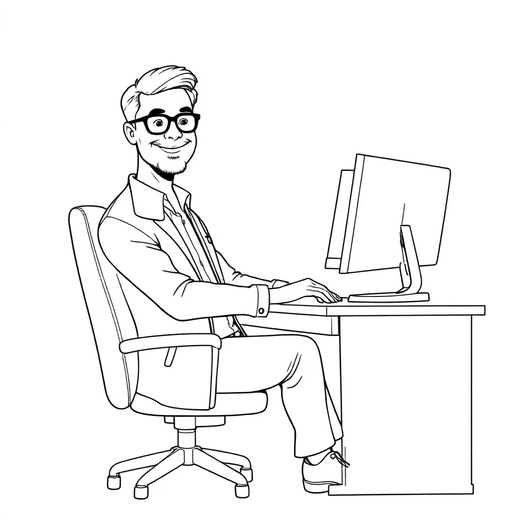 Plantilla para colorear para niños