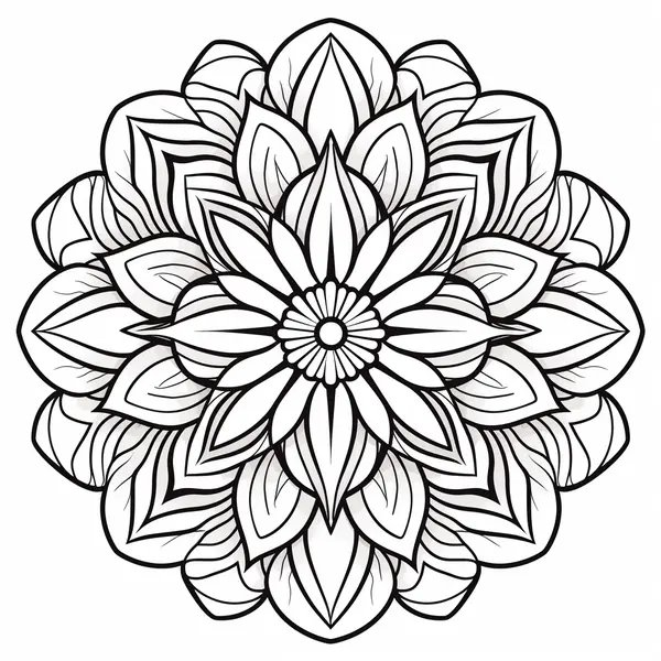 Mandala 23 coloring page for children