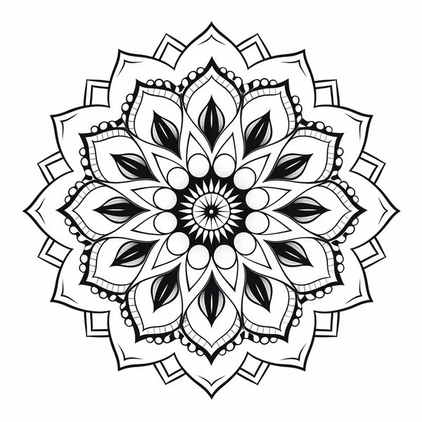 Mandala 24 coloring page for children