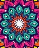 Mandalas coloring page for children