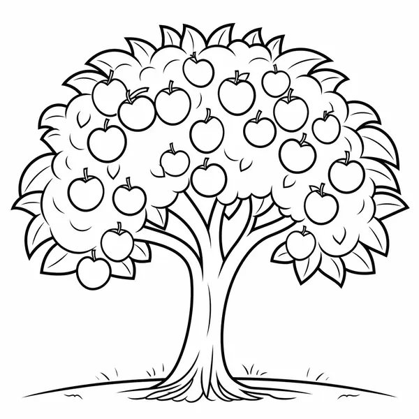 Manzano Facil Y Sencillo coloring page for children