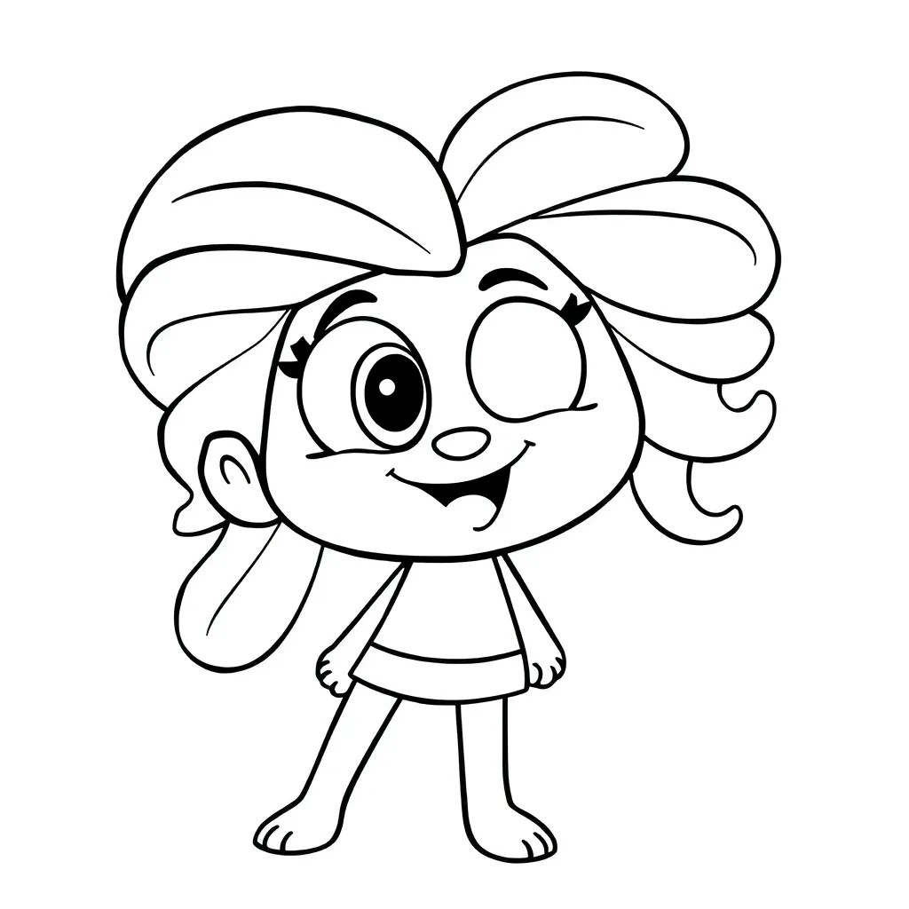 Mega Mindy Superheld Actie Kinderen coloring page for children