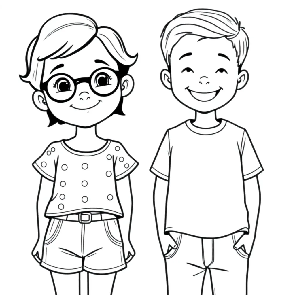 Childrens coloring page
