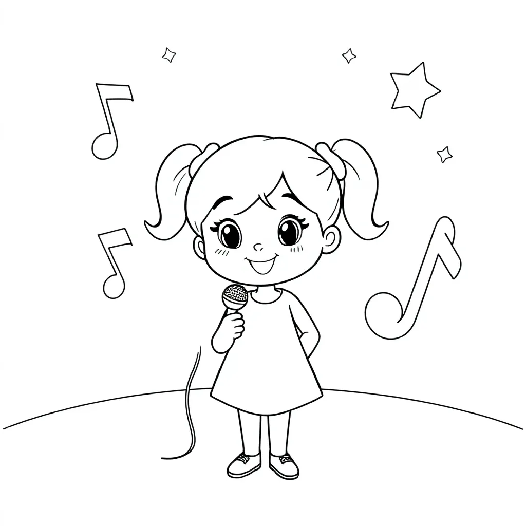 Plantilla para colorear para niños