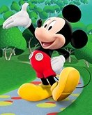 Mickey Mouse coloring page for children