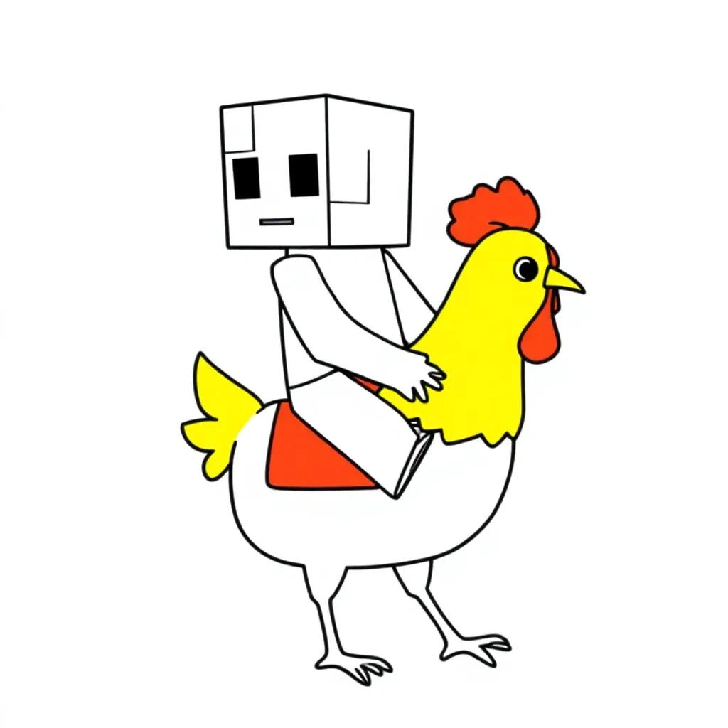 Minecraft Jinete de Pollo