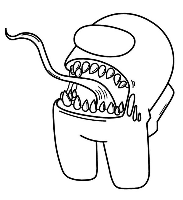 Monstre Parmi Nous coloring page for children