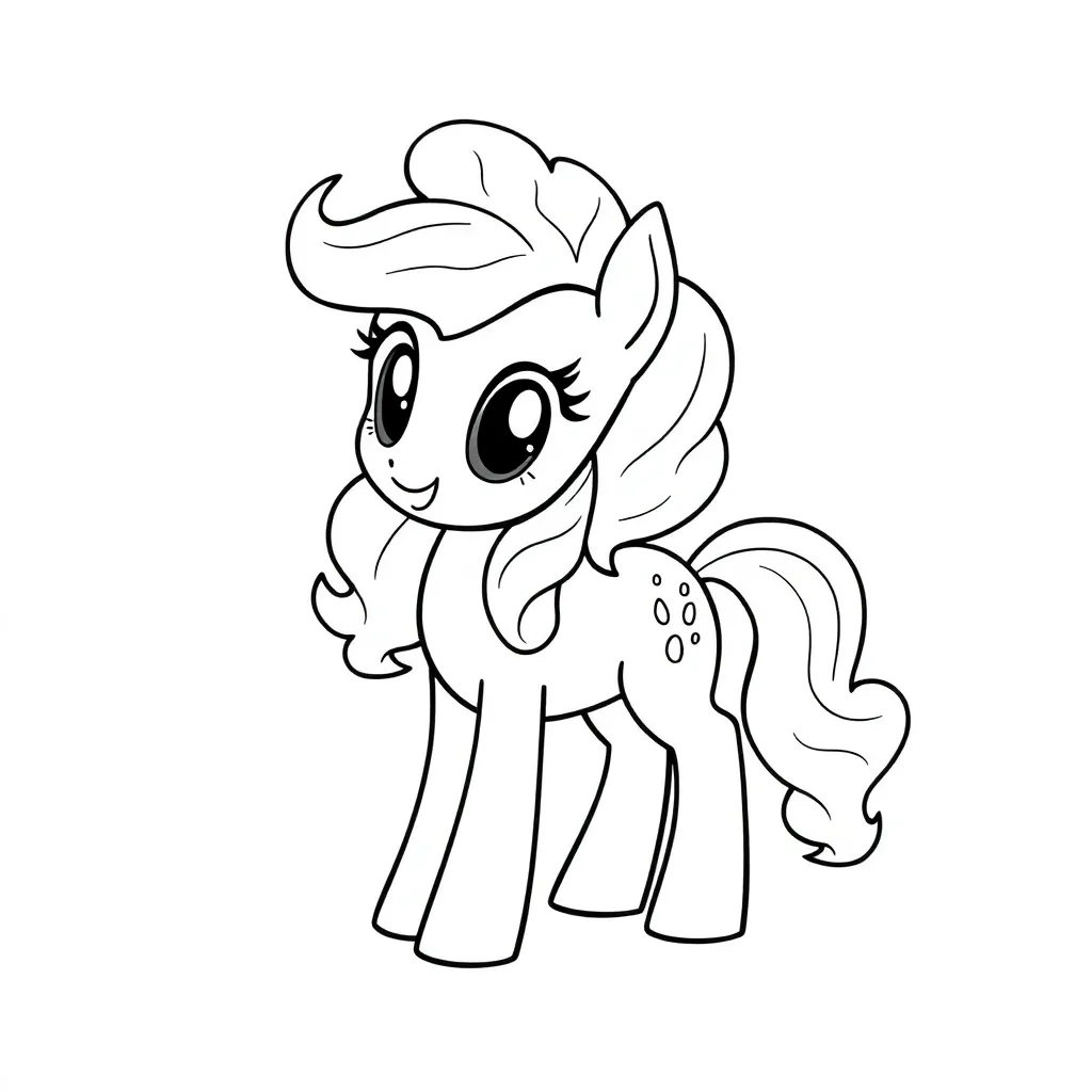 My Little Pony Eenhoorn Fantasie Creatief Kindertekening coloring page for children