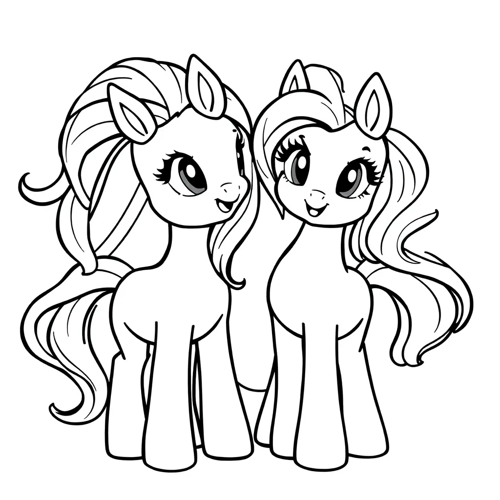 My Little Pony Kleurplaten coloring page for children