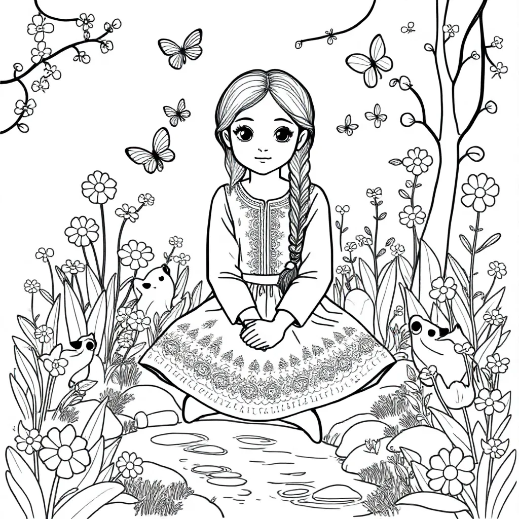 Childrens coloring page