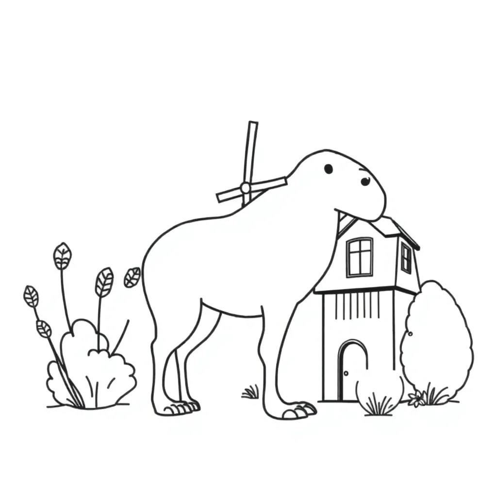 Plantilla para colorear para niños