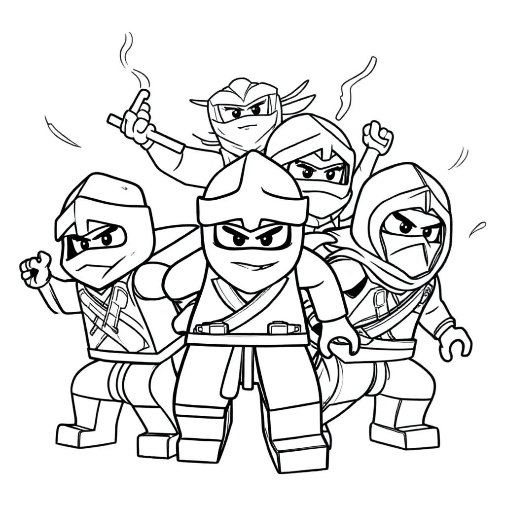 Nijago coloring page for children